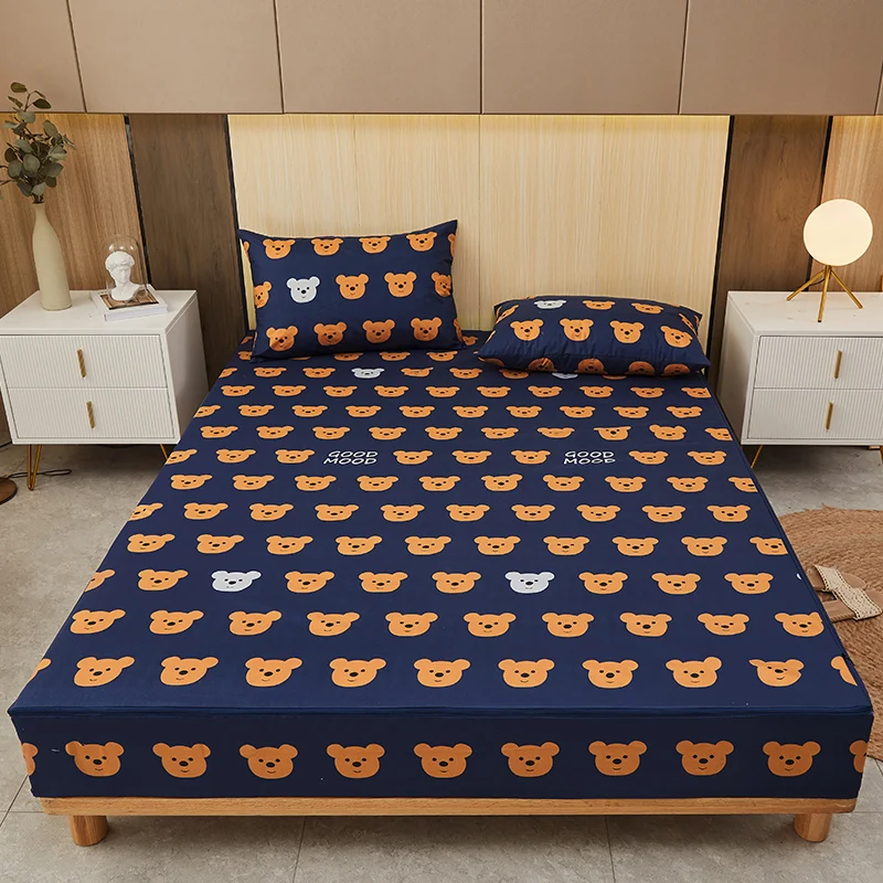 6-Sided Waterproof Mattress Cover with Zipper Customized Size Soft Fitted Sheet Antibacterial Breathable Mattress Pad Protector