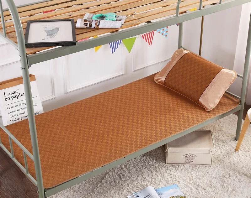 WASART Summer cool bamboo rattan mattress 135x200 cold sleeping mat single double folding cooling Ice sheet bed protection pad