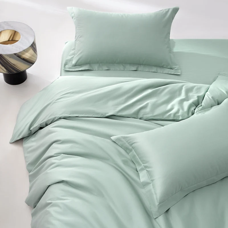 Organic Egyptian Cotton Bedding Set with Duvet Cover Bed Sheet Pillowcase Luxury 800 Thread Count Bedsheet 5-Star Hotel Quality