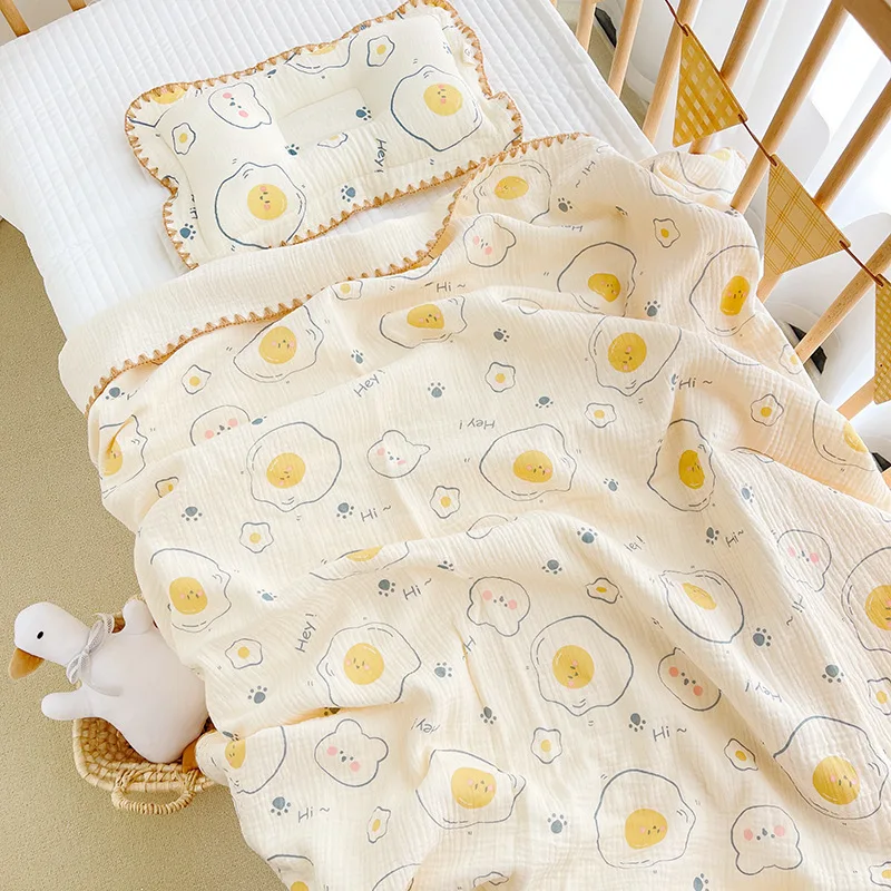 Battilo 100% Cotton Baby Blanket Soft Breathable Muslin Swaddle Blanket for Newborn Infant Plaid Receiving Blankets Toddler Gift